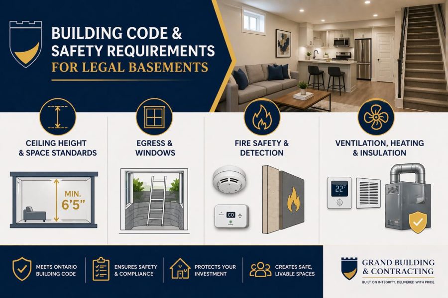 Legal Basement Apartment in Toronto: Construction Requirements
