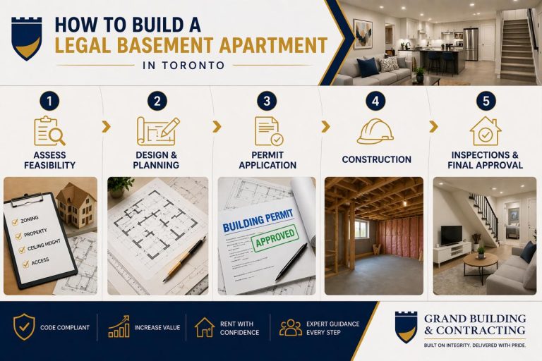 Legal Basement Apartment in Toronto: Construction Requirements