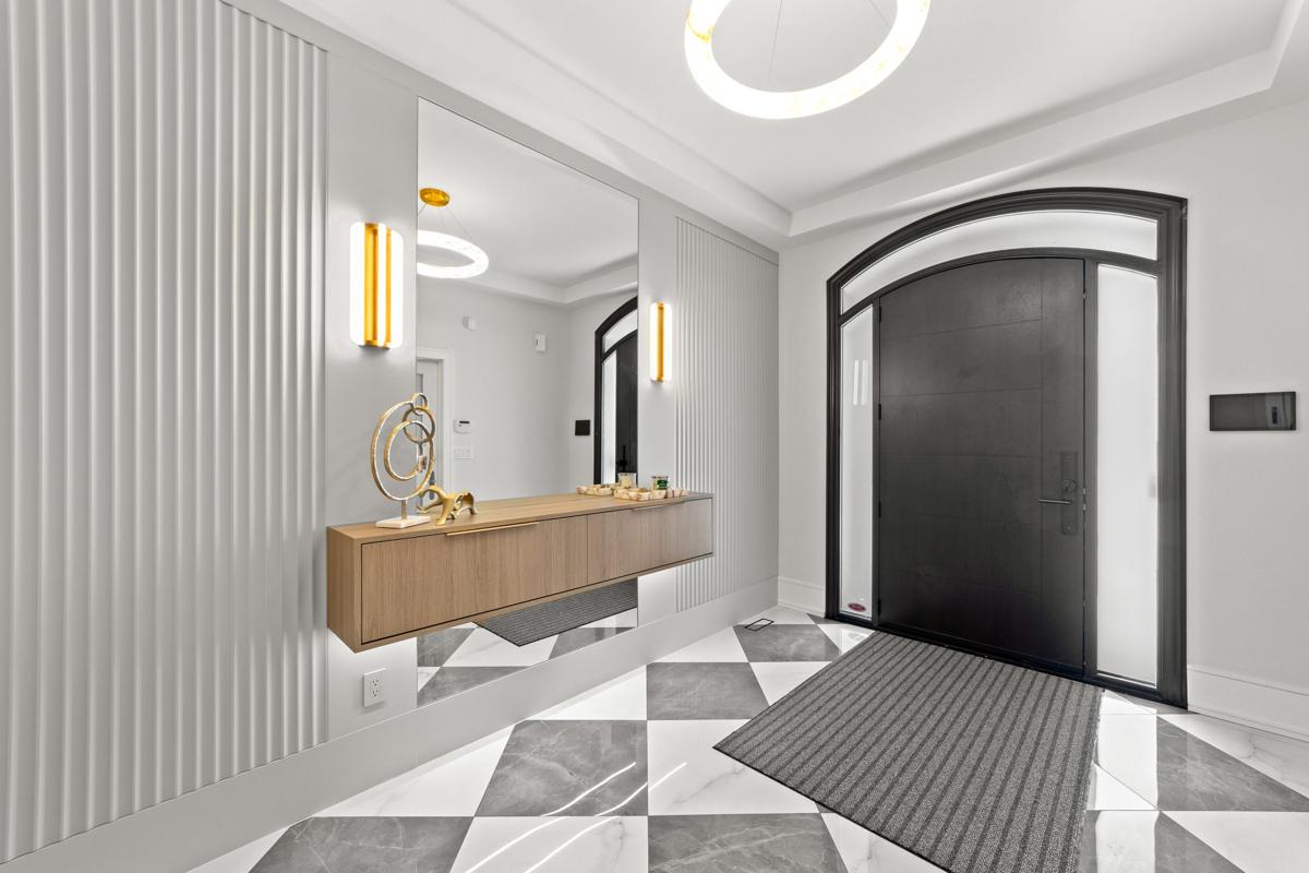 Foyer feature wall