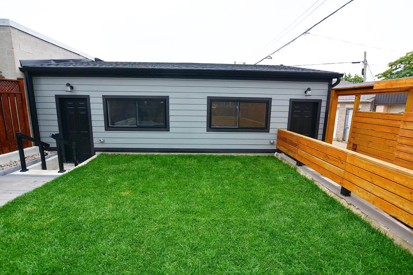 Laneway garage renovation in Toronto