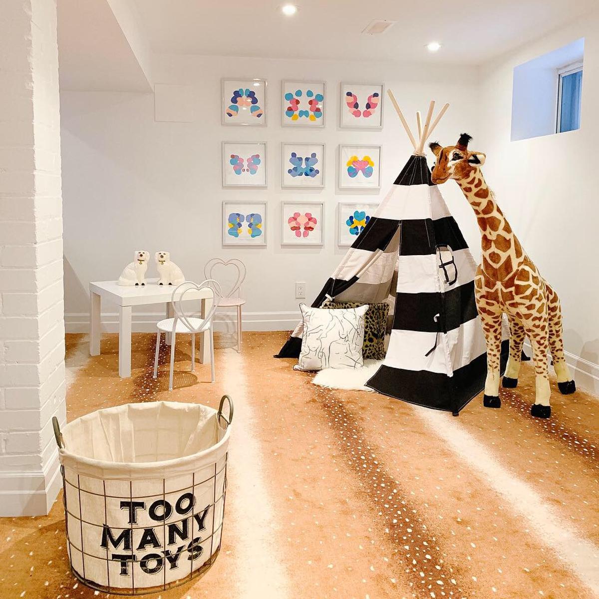 basement renovation in Toronto for children’s playroom and flexible living space