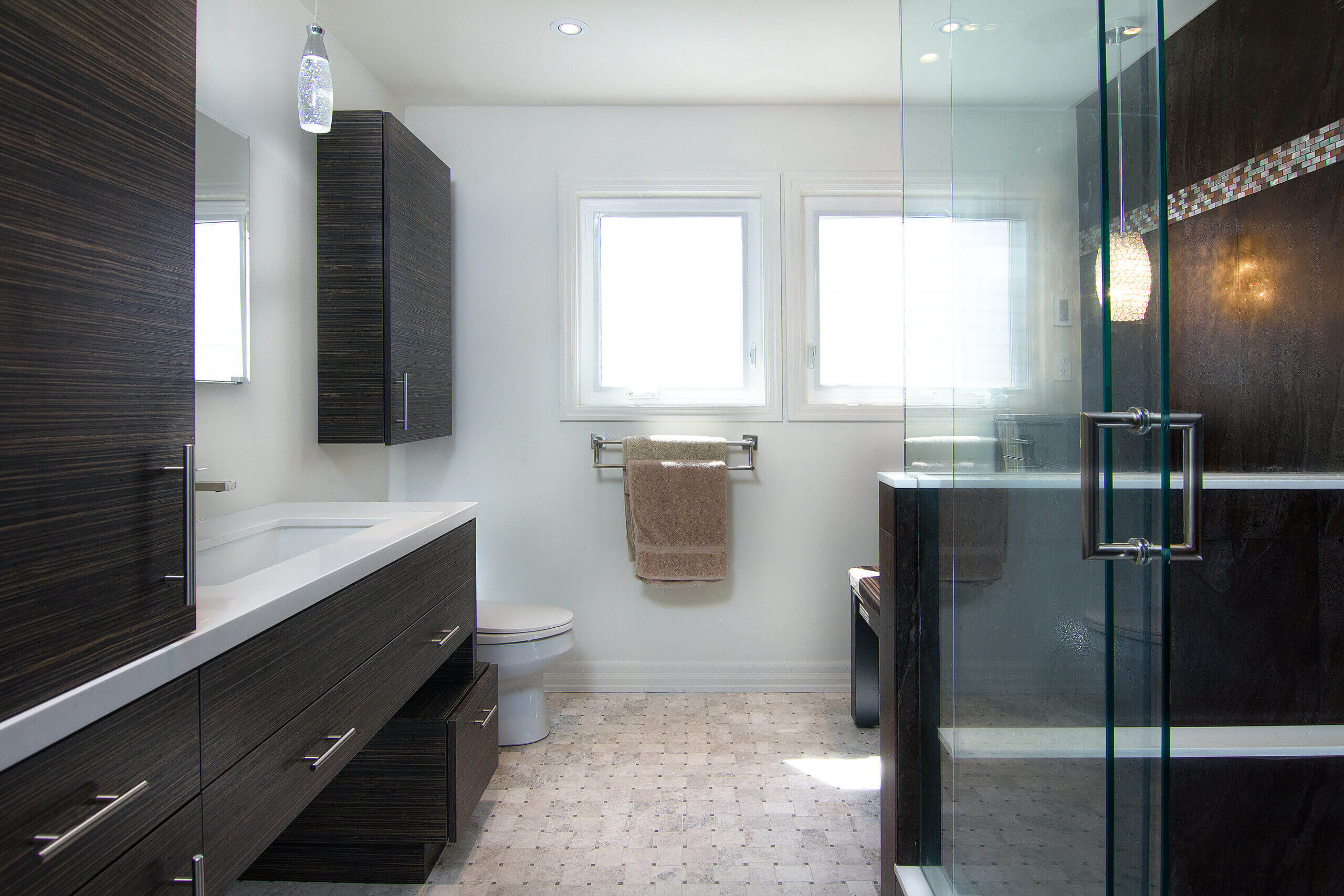 Custom bathroom renovation in Toronto
