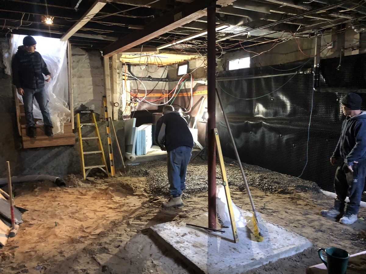 Basement lowering - underpinning - renovation - Toronto - Greater Toronto Area GTA