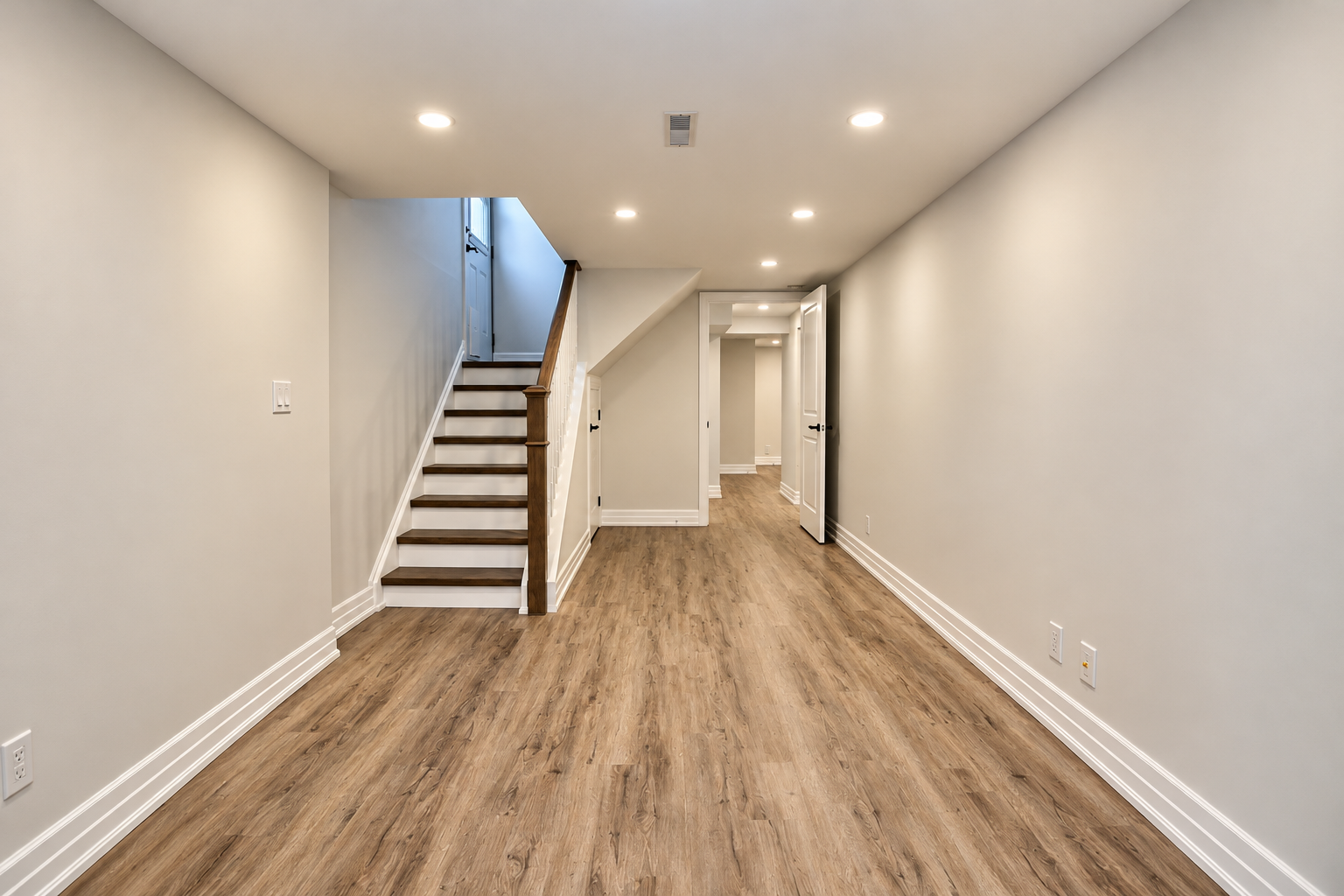 Finished basement renovation - North York - Toronto