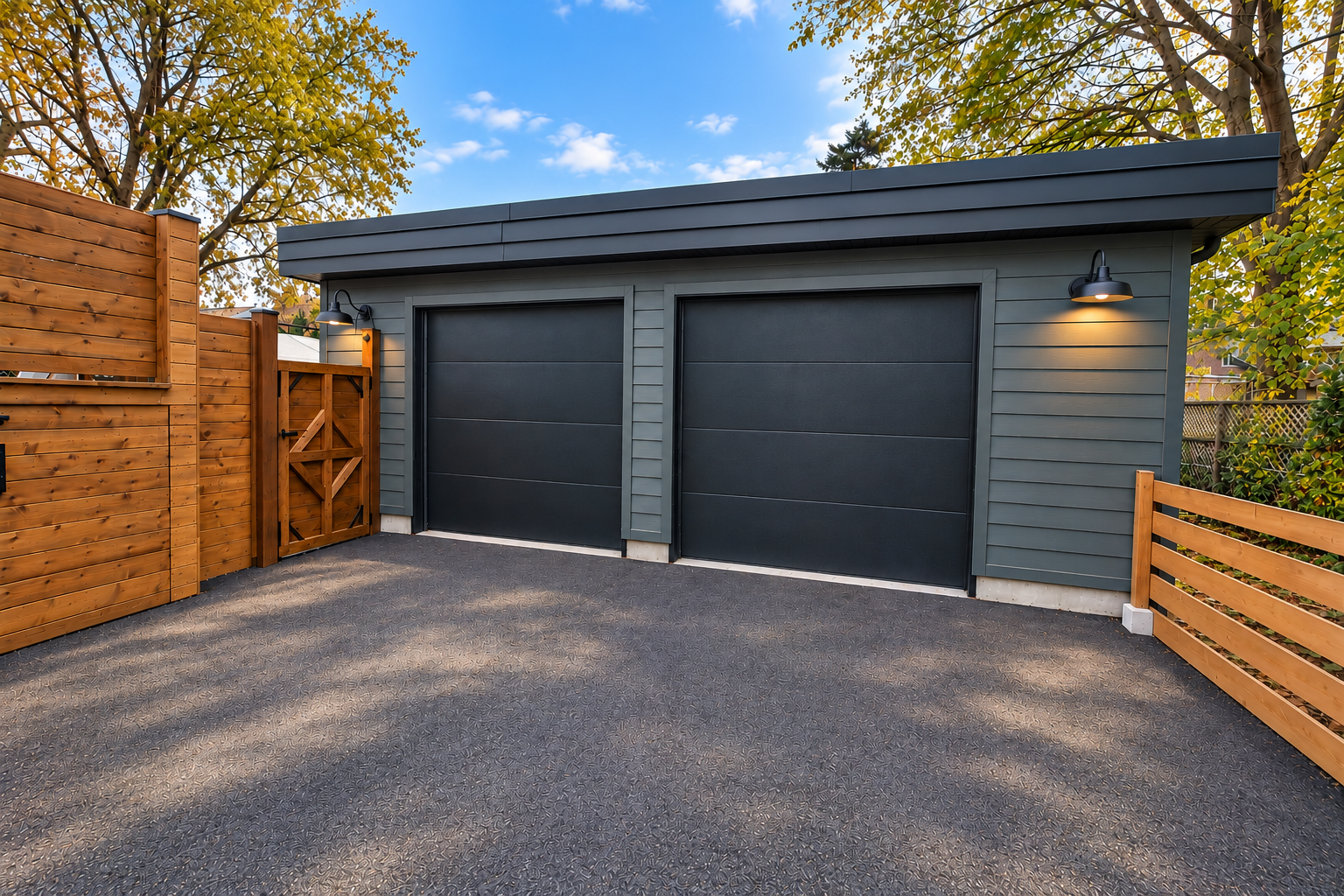 Double Car Shared Driveway Garage - Leaside - Toronto