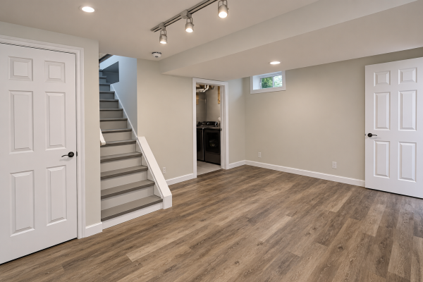 Finished lowered basement renovation - underpinning - Scarborough - Beaches - Toronto