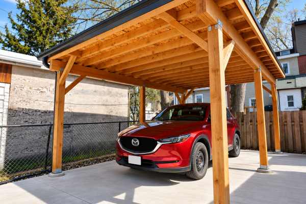 Laneway Carport Build - Beaches - Toronto