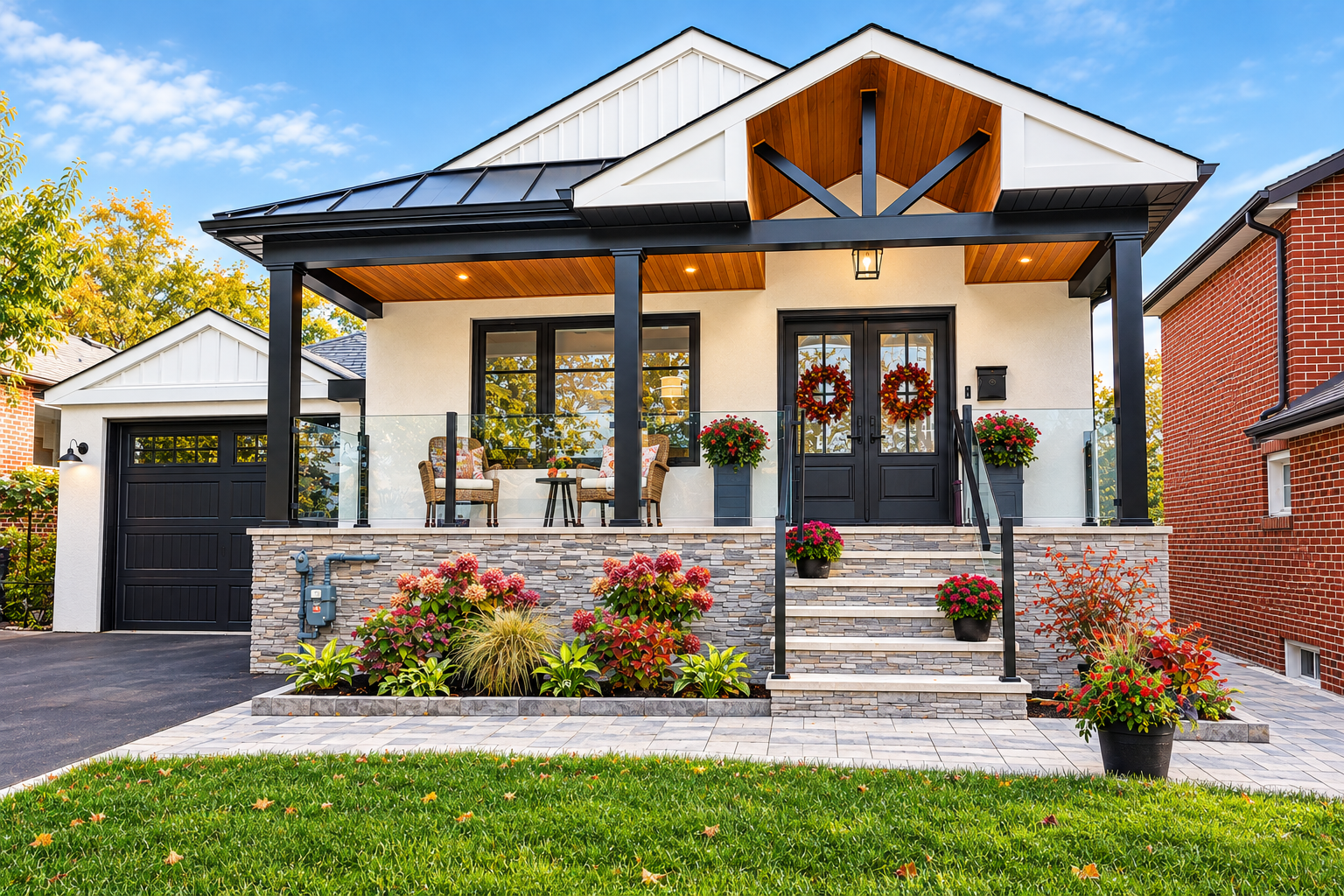 Front of Home Façade Renovation Toronto - Etobicoke